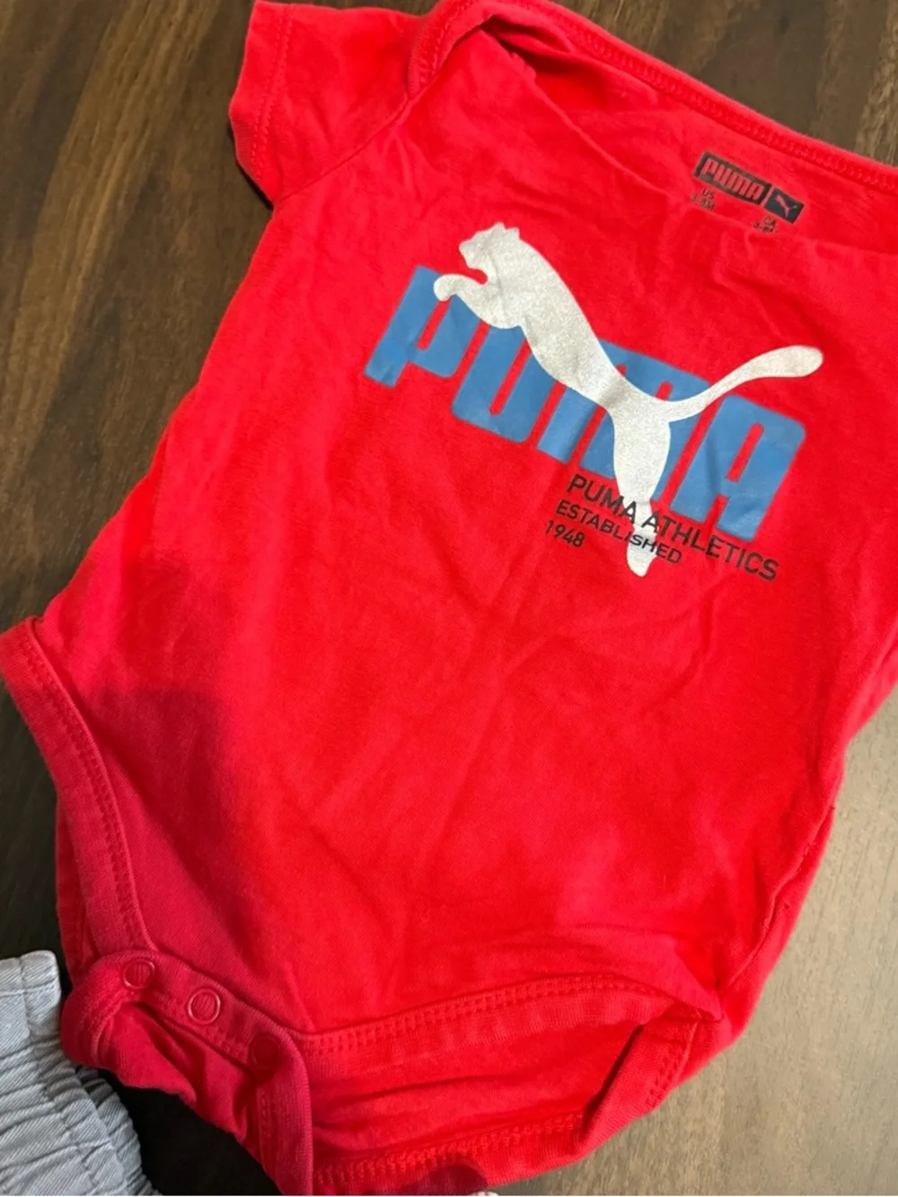 Baby boy puma onesie and shorts set - Picture 3 of 4